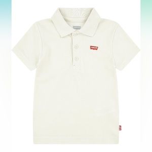 White Levi’s Boy Polo T-Shirt